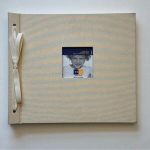 Kolo Photo Album Cream-colored with Cream Ribbon: 20 Acid-free Interior Pages